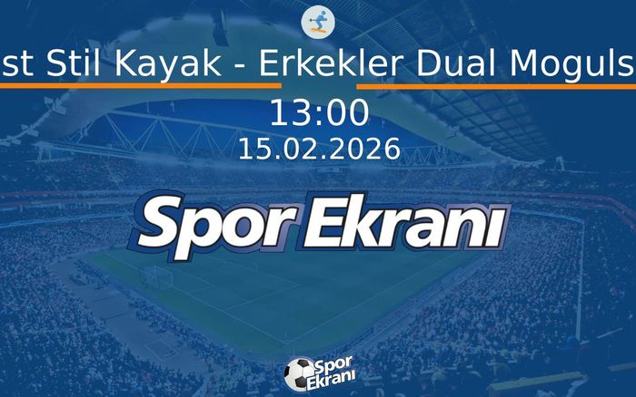 15 Şubat 2026 2026 Milano Cortina Kiş Olimpiyatlari - Serbest Stil Kayak - Erkekler Dual Moguls Finali Hangi Kanalda Saat Kaçta Yayınlanacak? 15 Şubat 2026 2026 Milano Cortina Kiş Olimpiyatlari - Serbest Stil Kayak - Erkekler Dual Moguls Finali Hangi Kanalda Saat Kaçta Yayınlanacak?