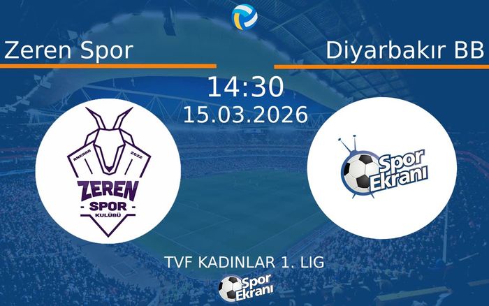 15 Mart 2026 Zeren Spor vs Diyarbakır BB maçı Hangi Kanalda Saat Kaçta Yayınlanacak?