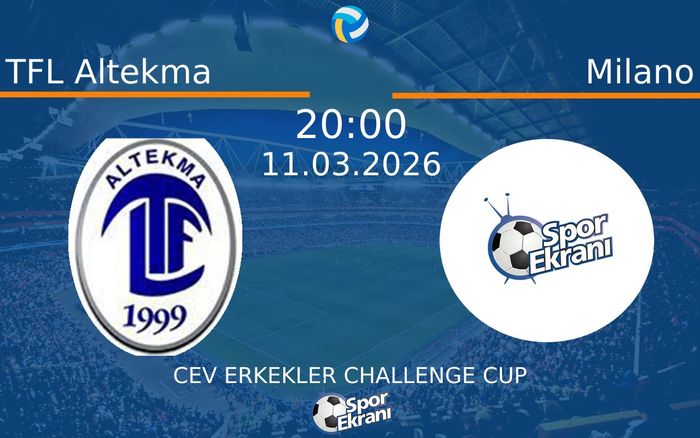 11 Mart 2026 TFL Altekma vs Milano maçı Hangi Kanalda Saat Kaçta Yayınlanacak? 11 Mart 2026 TFL Altekma vs Milano maçı Hangi Kanalda Saat Kaçta Yayınlanacak?