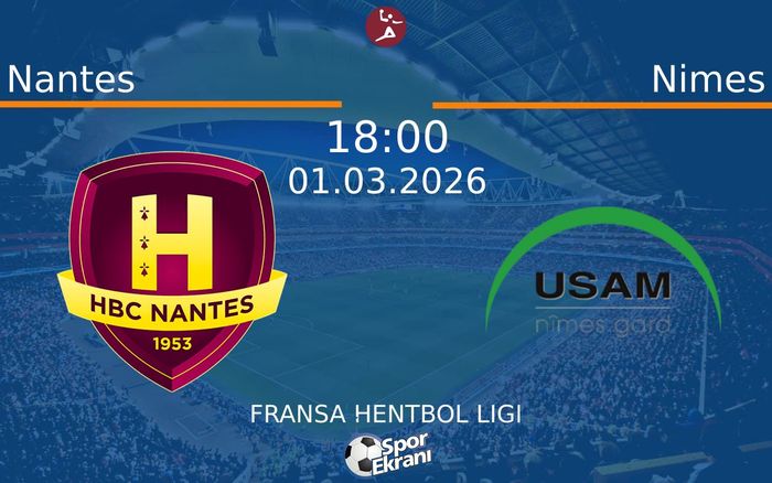 01 Mart 2026 Nantes vs Nimes maçı Hangi Kanalda Saat Kaçta Yayınlanacak? 01 Mart 2026 Nantes vs Nimes maçı Hangi Kanalda Saat Kaçta Yayınlanacak?