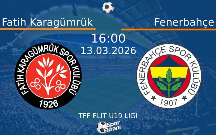 13 Mart 2026 Fatih Karagümrük vs Fenerbahçe maçı Hangi Kanalda Saat Kaçta Yayınlanacak? 13 Mart 2026 Fatih Karagümrük vs Fenerbahçe maçı Hangi Kanalda Saat Kaçta Yayınlanacak?