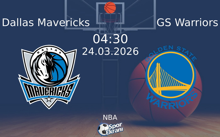 24 Mart 2026 Dallas Mavericks vs GS Warriors maçı Hangi Kanalda Saat Kaçta Yayınlanacak? 24 Mart 2026 Dallas Mavericks vs GS Warriors maçı Hangi Kanalda Saat Kaçta Yayınlanacak?