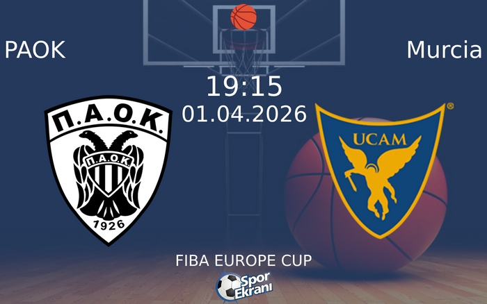 01 Nisan 2026 PAOK vs Murcia maçı Hangi Kanalda Saat Kaçta Yayınlanacak?