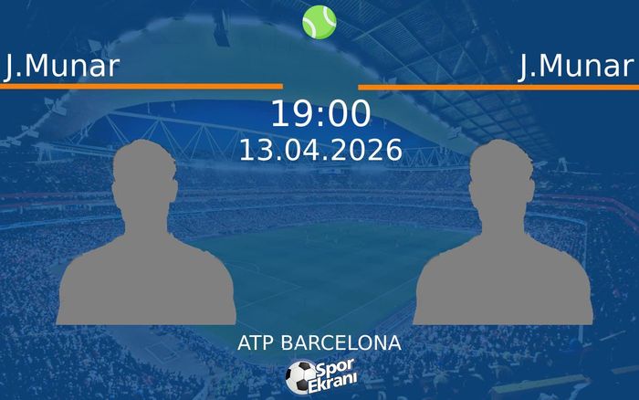 13 Nisan 2026 J.Munar vs J.Munar maçı Hangi Kanalda Saat Kaçta Yayınlanacak?
