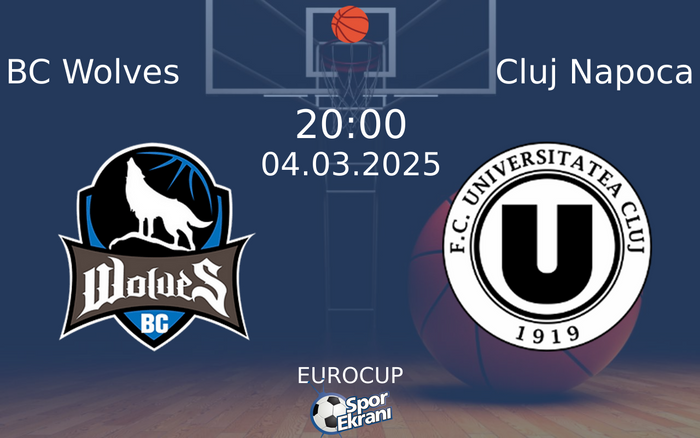 BC Wolves - Cluj Napoca Maçı Hangi Kanalda? 04 Mart 2025 Yayın Ekranı